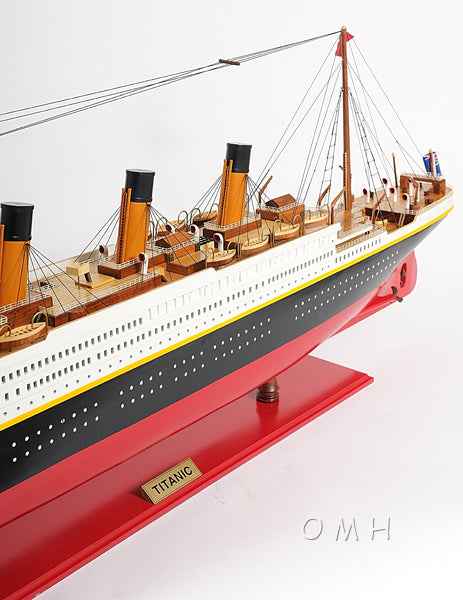 XL Hand Built Titanic Model 56"L x 6"W x 19.3"H