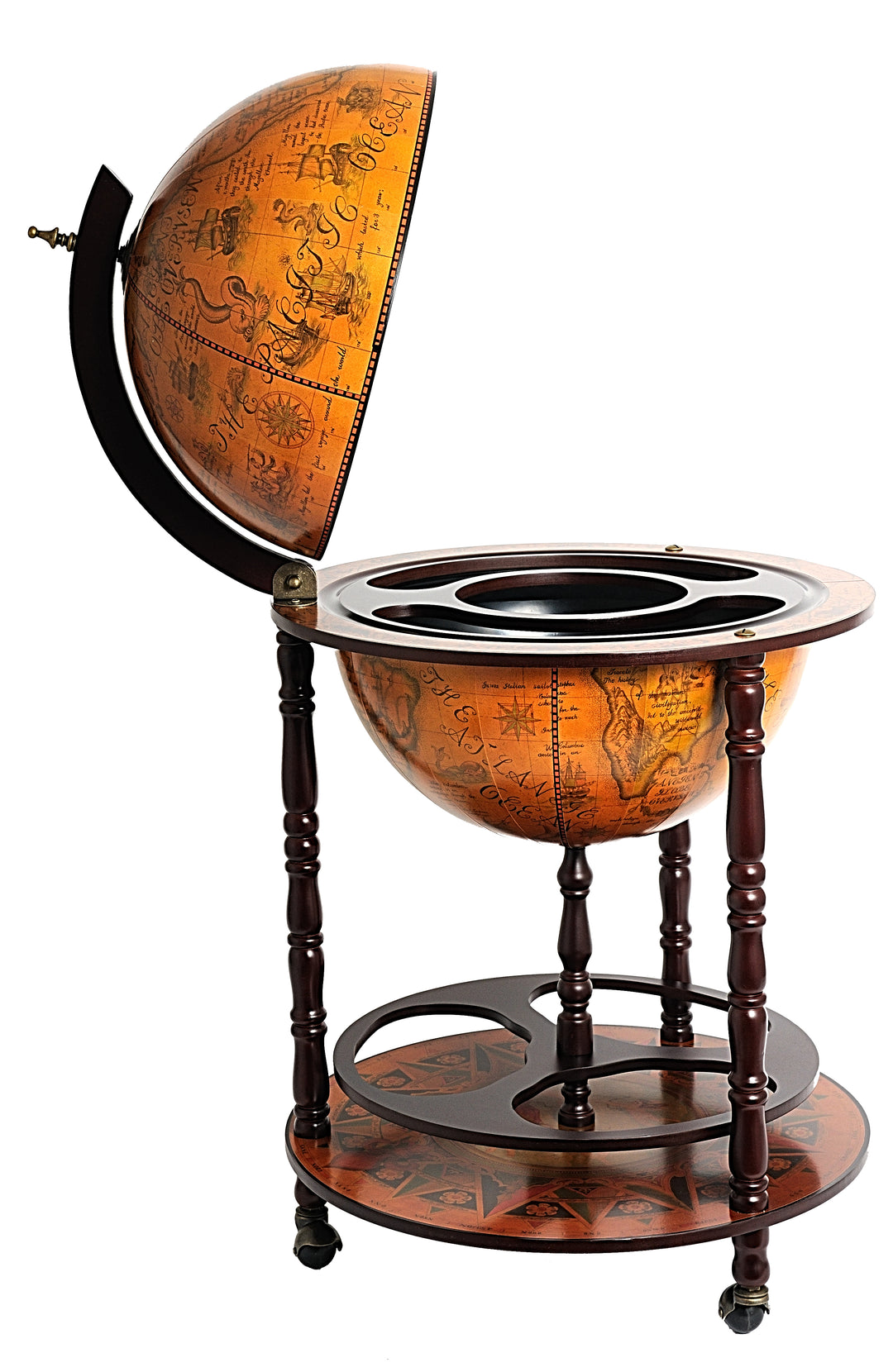 World Globe Storage and Drink Cabinet