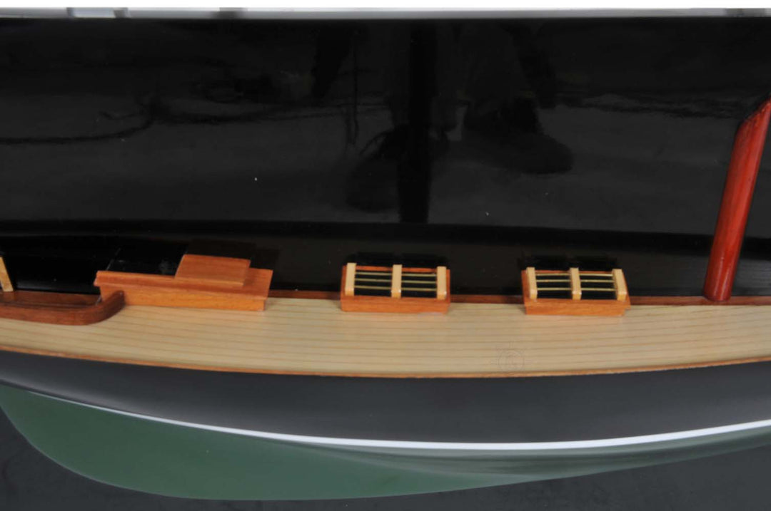"Pen Duick" Half-Hull Ship Model Hand-Made