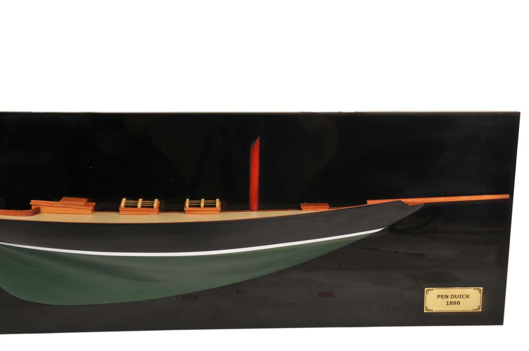 "Pen Duick" Half-Hull Ship Model Hand-Made