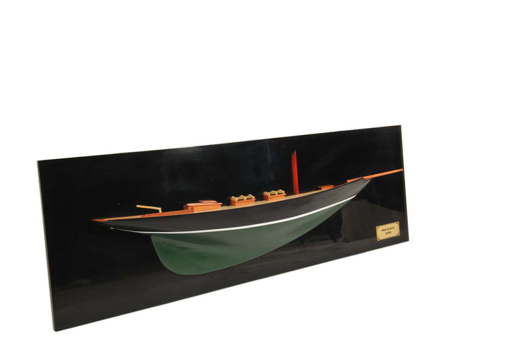 "Pen Duick" Half-Hull Ship Model Hand-Made