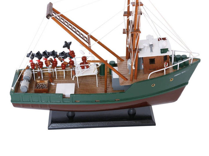The Perfect Storm "Andrea Gail" Wooden Boat Model 16"