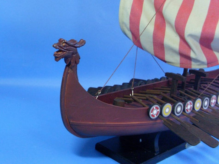 "Gokstad" Wooden Viking Ship Drakkar 24"