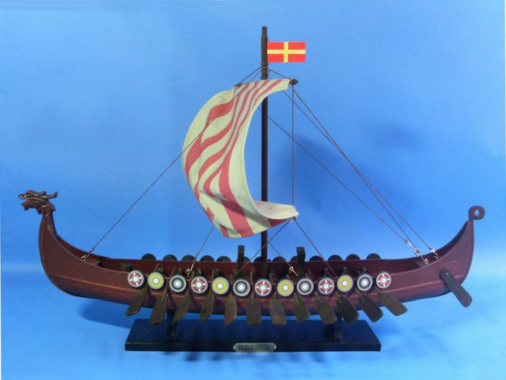 "Gokstad" Wooden Viking Ship Drakkar 24"