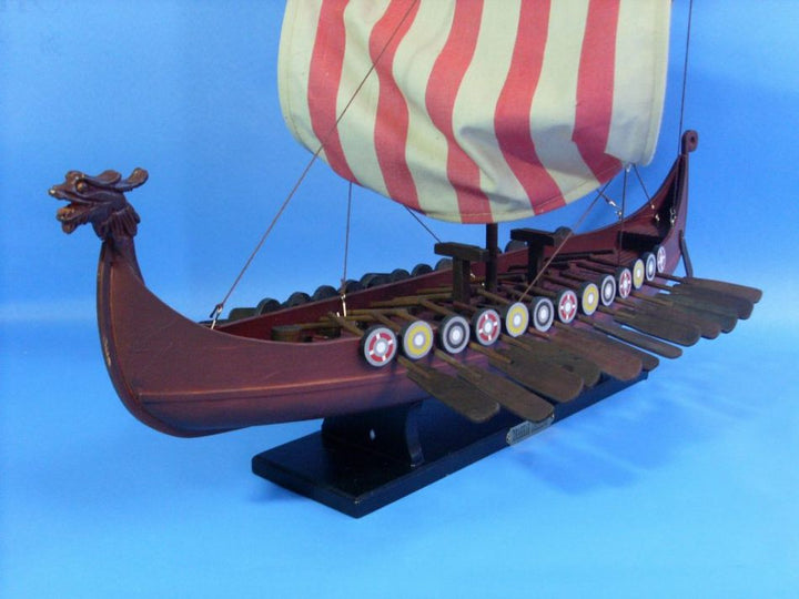 "Gokstad" Wooden Viking Ship Drakkar 24"