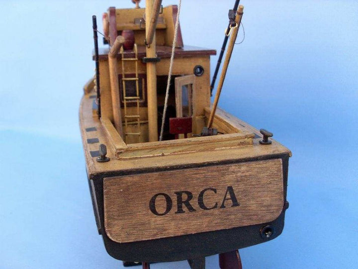 JAWS "Orca" Wooden Model Boat 20"