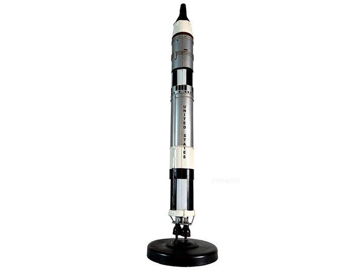 Metal Gemini Titan Rocket Display Model