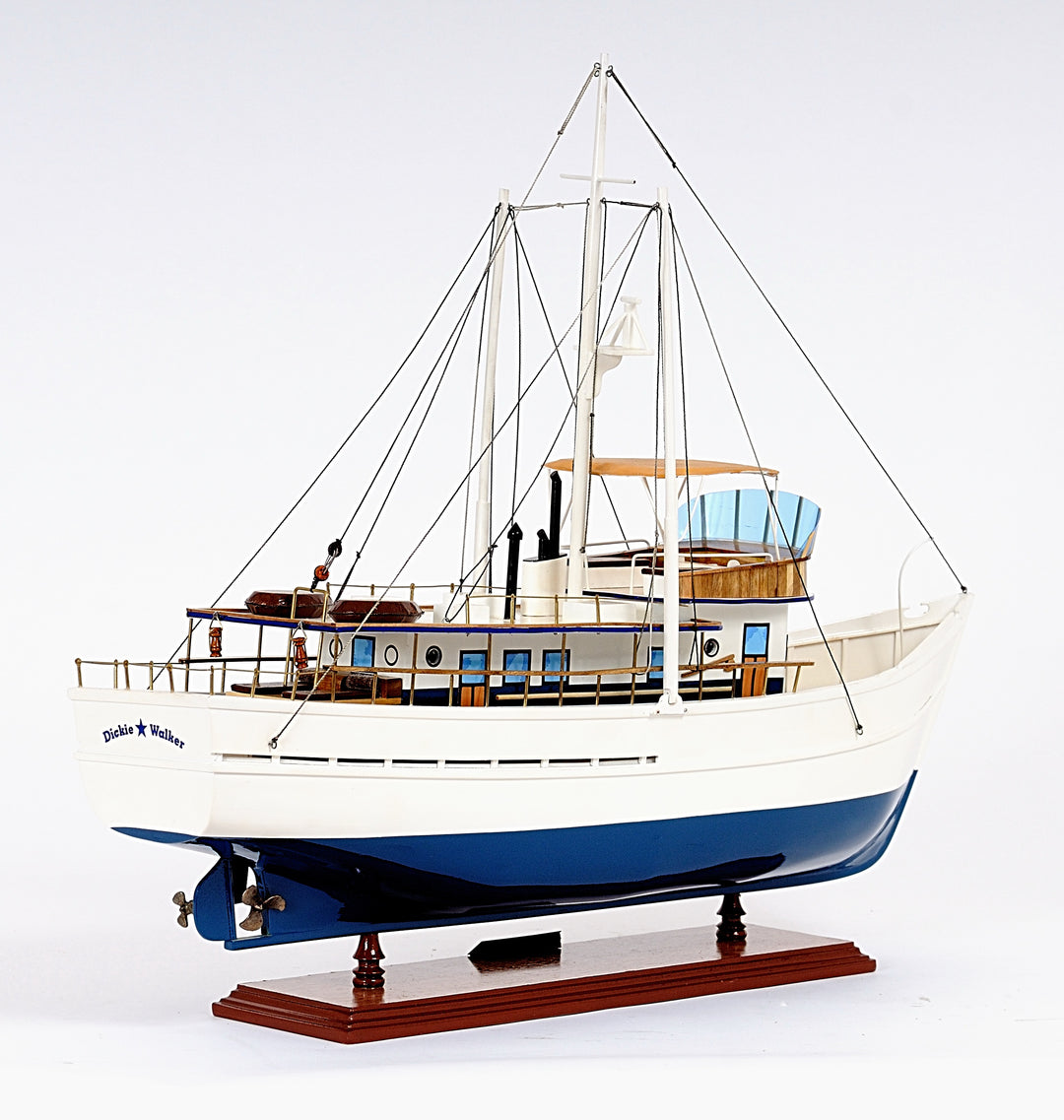 Hand-Built Dickie Walker Model Boat