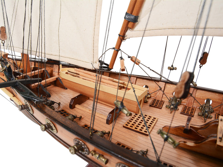 Hand-Built Xebec, Barbary Pirate Model Ship