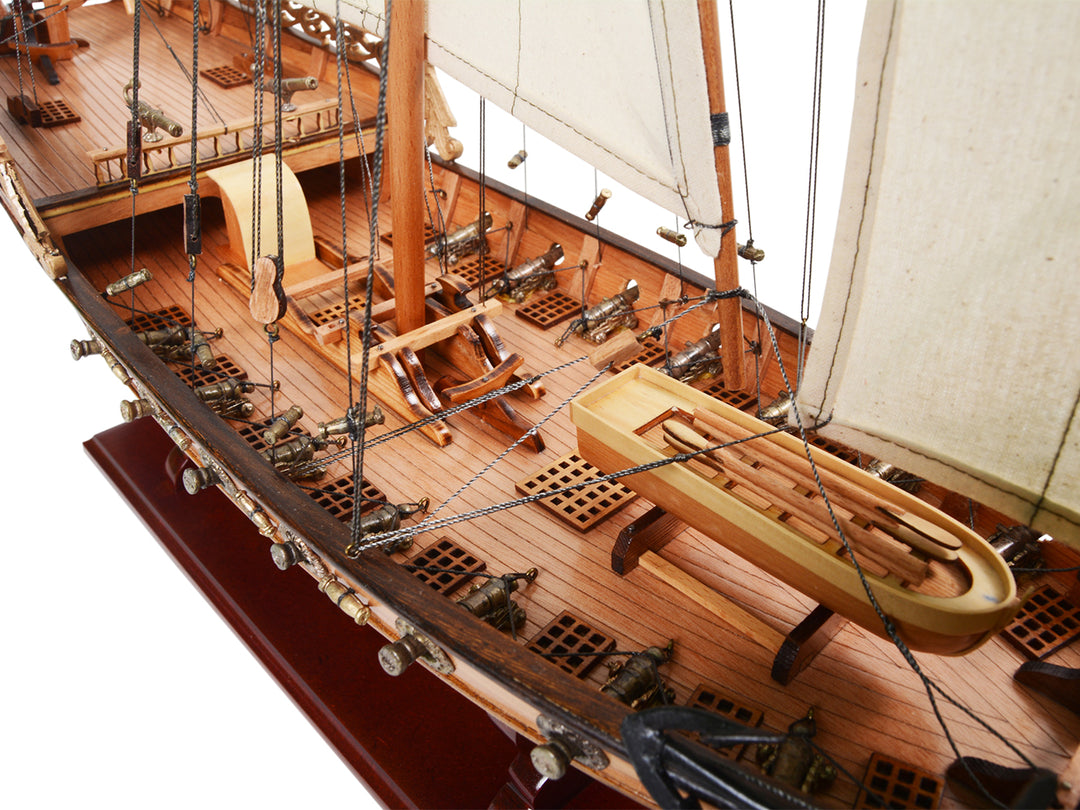 Hand-Built Xebec, Barbary Pirate Model Ship