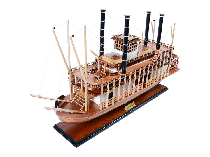 Hand-Built King Mississippi Model Paddle Steamer