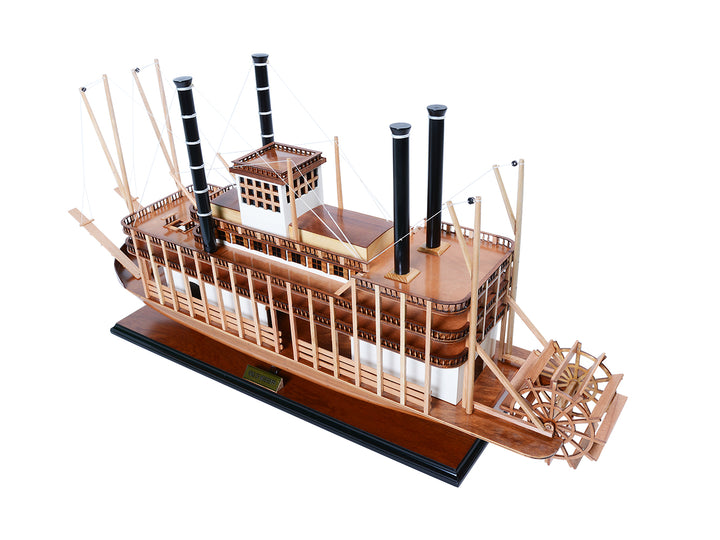 Hand-Built King Mississippi Model Paddle Steamer