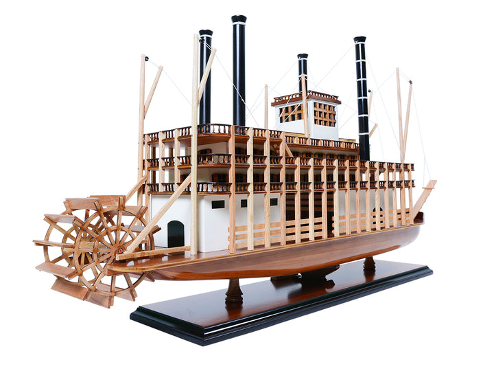 Hand-Built King Mississippi Model Paddle Steamer