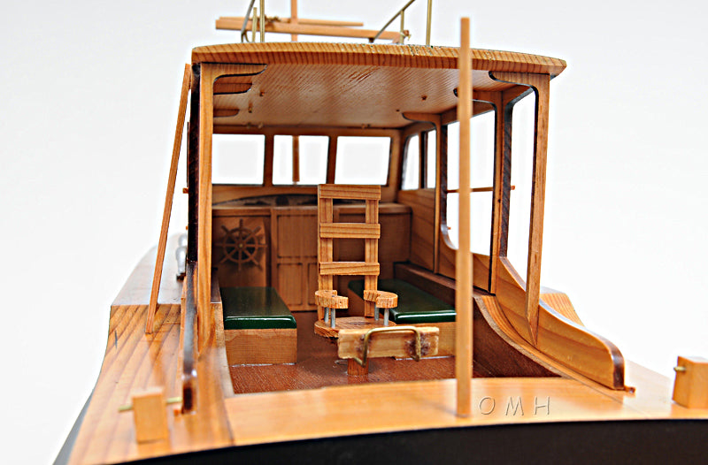 Hand Made Pilar Fishing Boat Model