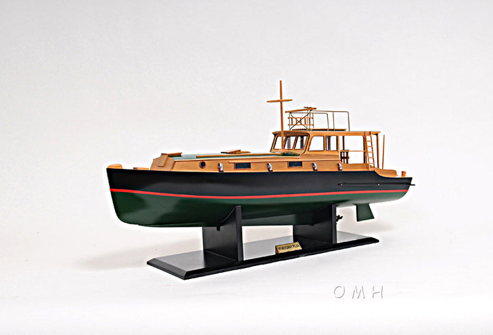 Hand Made Pilar Fishing Boat Model