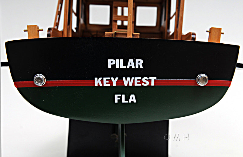 Hand Made Pilar Fishing Boat Model