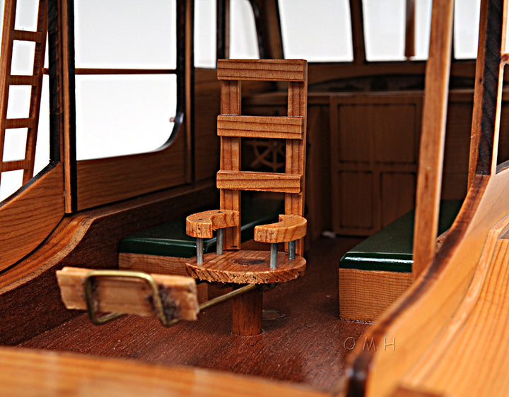 Hand Made Pilar Fishing Boat Model