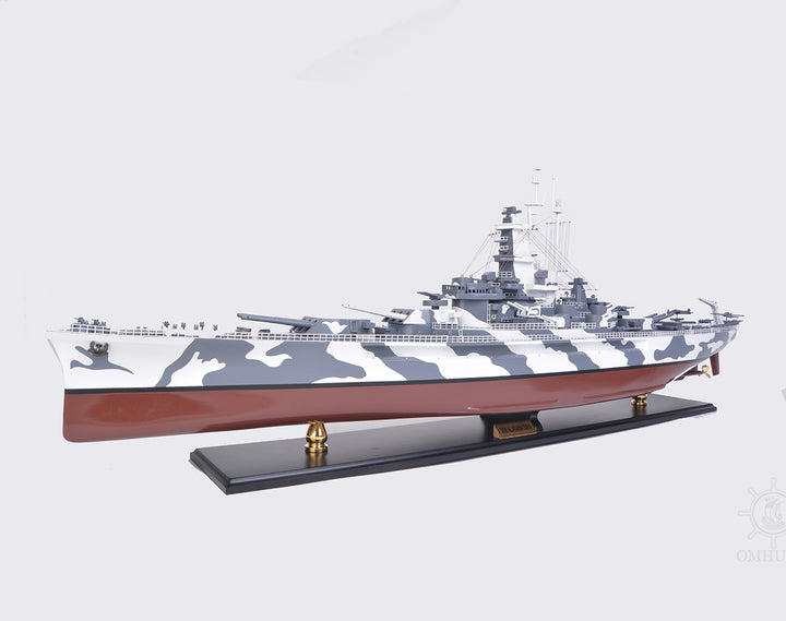 Hand Crafted USS Alabama BB-60 Model Ship