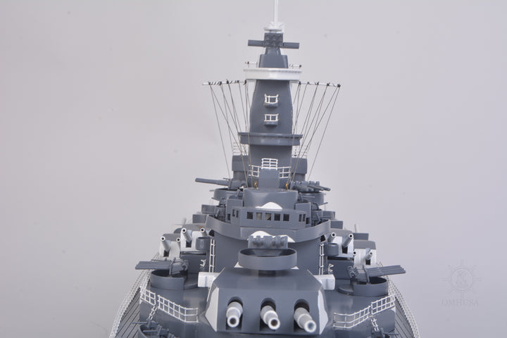 Hand Crafted USS Alabama BB-60 Model Ship