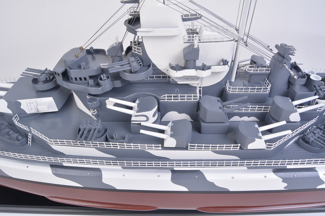 Hand Crafted USS Alabama BB-60 Model Ship