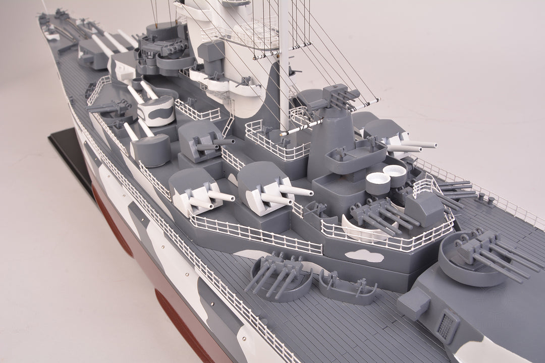 Hand Crafted USS Alabama BB-60 Model Ship