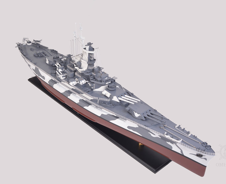 Hand Crafted USS Alabama BB-60 Model Ship