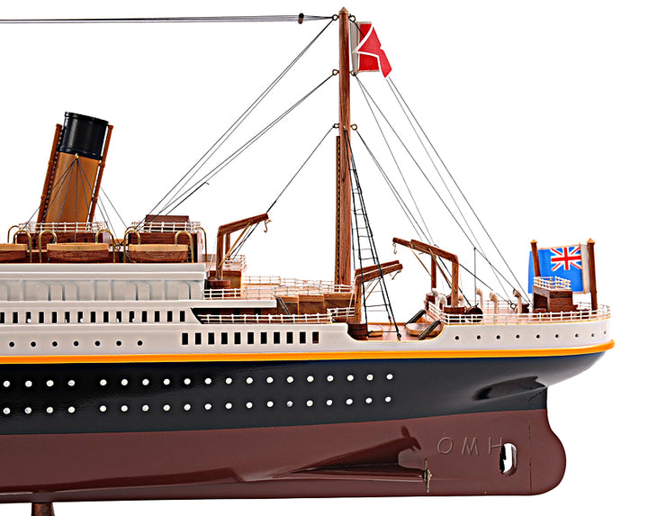 Hand Crafted Titanic Wooden Model Ship, Large Size