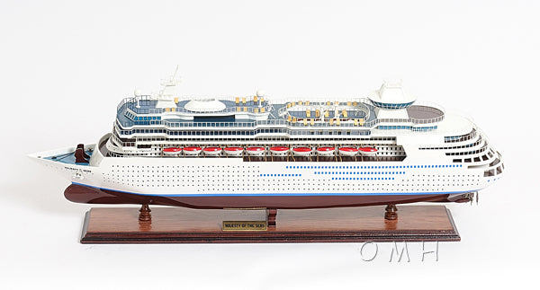 Handcrafted Majesty Of The Seas Model Ship