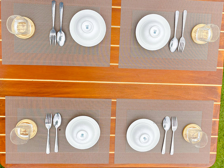 Hand-Made Nautical Yellow Cedar Table