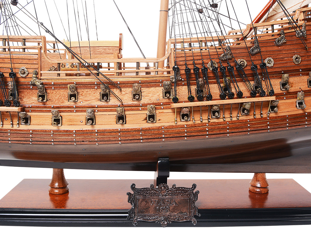 Exclusive Museum Quality Wasa Ship Model Hand Made, Medium Size