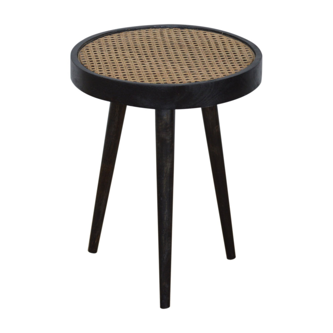 Artisan Furniture Ash Black Rattan End Table IN1324