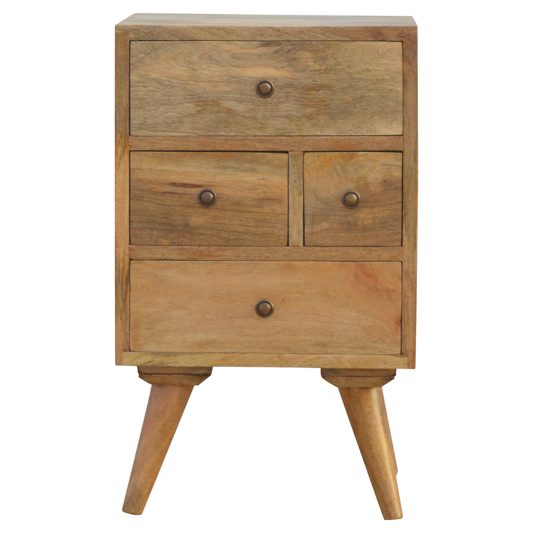 Artisan Furniture Nordic Style 4 Drawer Multi Nightstand IN148