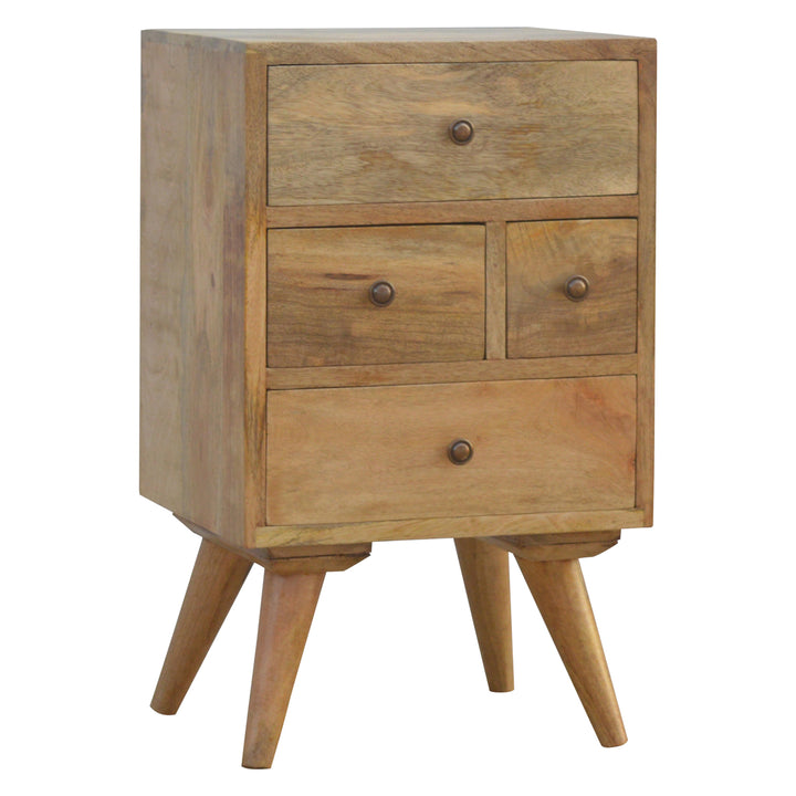 Artisan Furniture Nordic Style 4 Drawer Multi Nightstand IN148