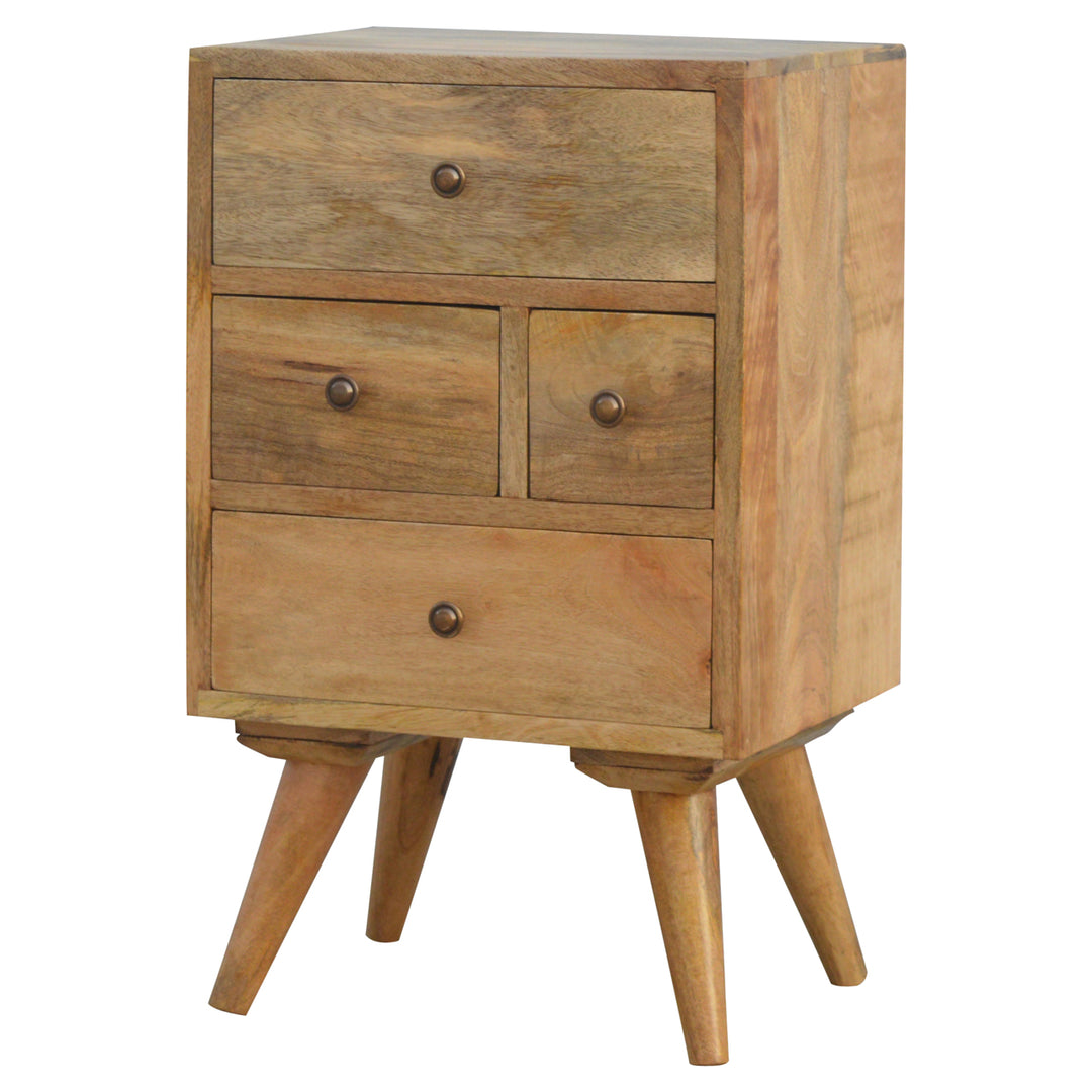 Artisan Furniture Nordic Style 4 Drawer Multi Nightstand IN148