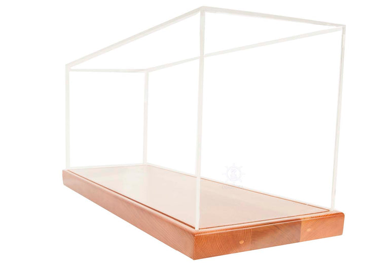 Mid-Size Model Speedboat Display Case (27.75"L x 11.375"W x 13.25"H)