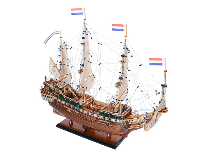 Hand-Made Museum Quality 1663 Dutch Friesland Model Ship