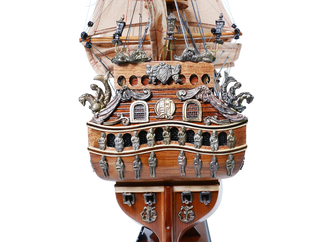 Hand-Made Museum Quality 1663 Dutch Friesland Model Ship