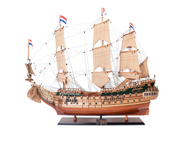 Large Hand-Built Museum Quality Dutch Friesland Ship Model