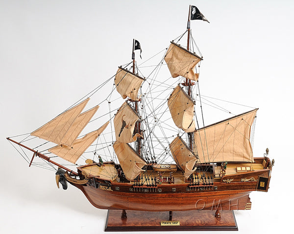 Exclusive "Pirate Ship" Hand Made Model Ship