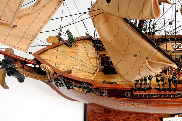 Exclusive "Pirate Ship" Hand Made Model Ship