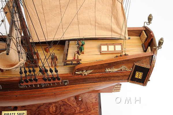 Exclusive "Pirate Ship" Hand Made Model Ship