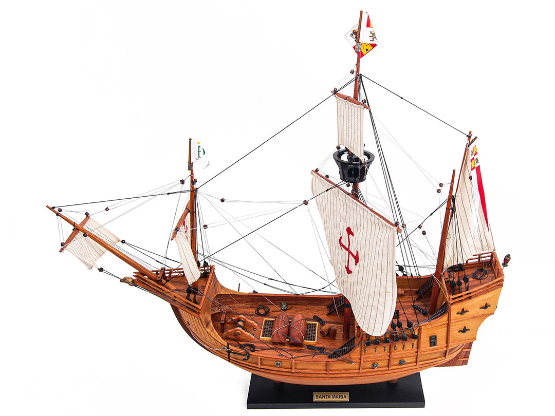 Columbus' Flagship Santa Maria Wooden Ship Model