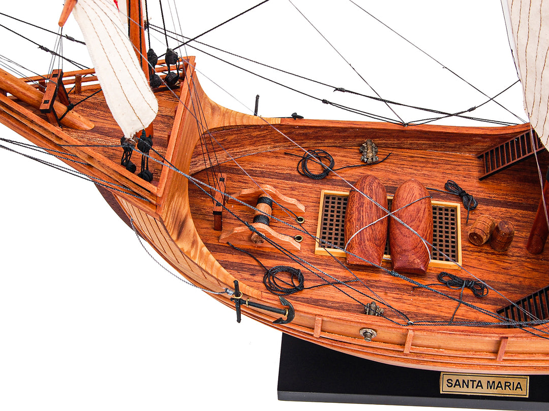 Columbus' Flagship Santa Maria Wooden Ship Model