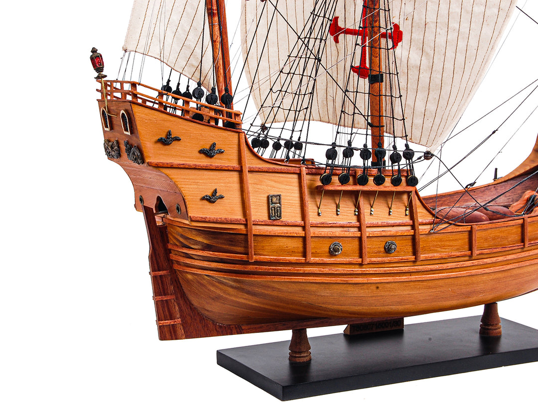 Columbus' Flagship Santa Maria Wooden Ship Model