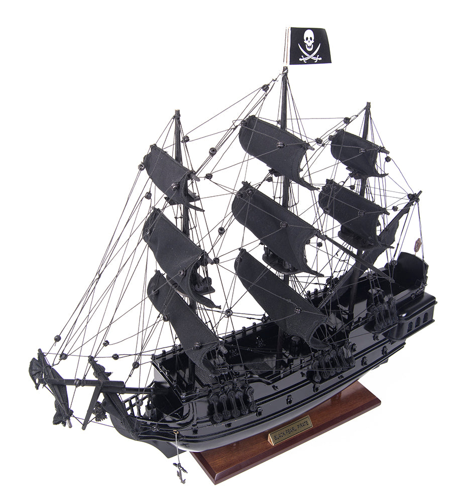 Small Wooden Black Pearl Model Ship 19"