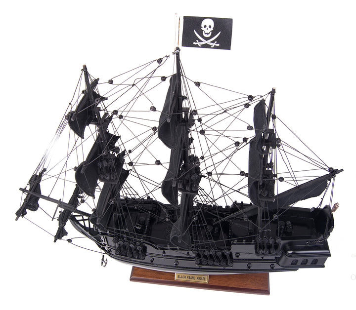 Small Wooden Black Pearl Model Ship 19"