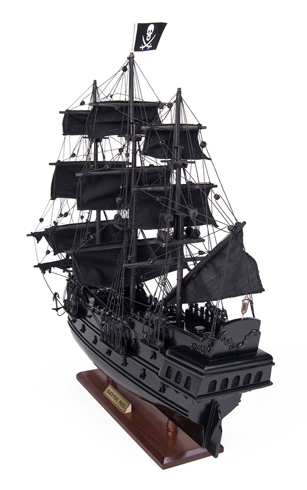 Small Wooden Black Pearl Model Ship 19"