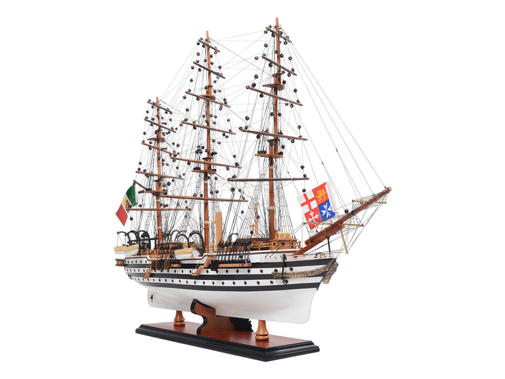 1930 Amerigo Vespucci Hand Built Model Ship