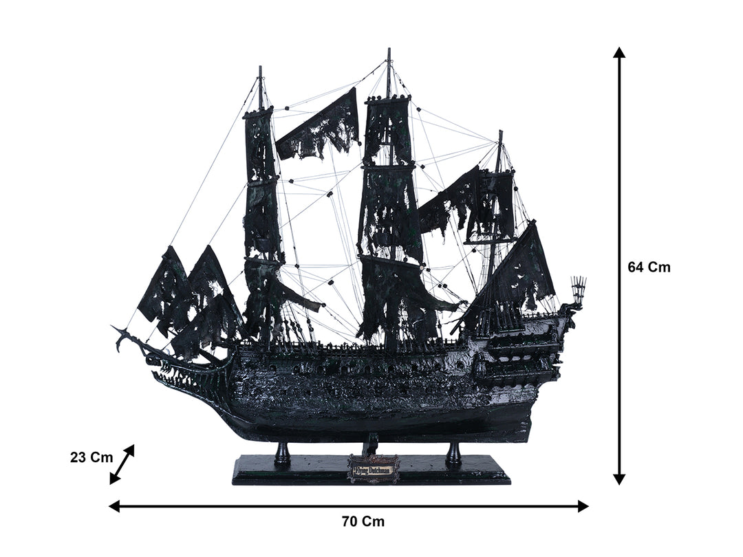 Hand Made "The Flying Dutchman" Wooden Ship Model