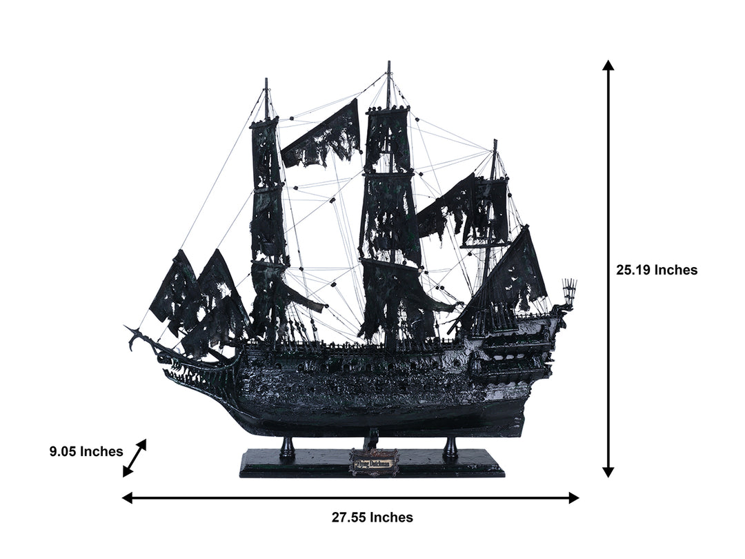 Hand Made "The Flying Dutchman" Wooden Ship Model